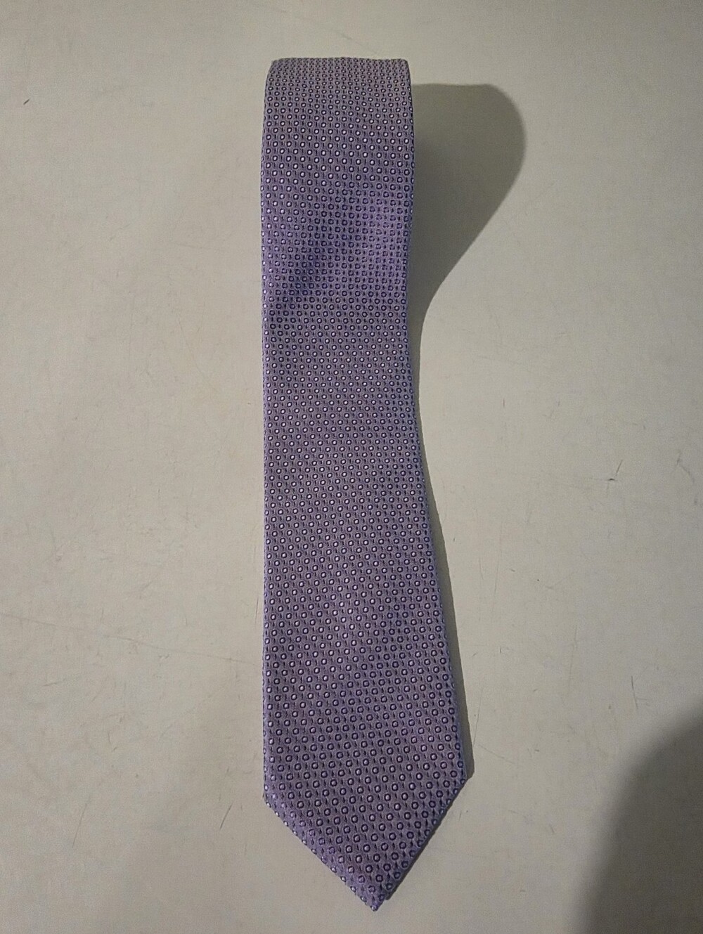 Calvin Klein Lavender Purple Micro-Pattern Tie
